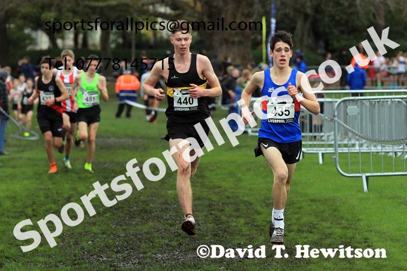 Boys Under-15s, 2022 British Athletics Cross Challenge, Sefton Park, Liverpool.  Photo: David T. Hewitson/Sports for All Pics